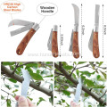 Garden Grafting Set 2 in 1 Pruning Shears & Grafting Knife Vine Fruit Tree Cutting Set Garden Grafting Clippers Tool Pruner Kit